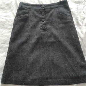 H&M grey A-line skirt size 4